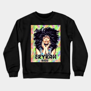 Retro Style Erikah Badu Crewneck Sweatshirt